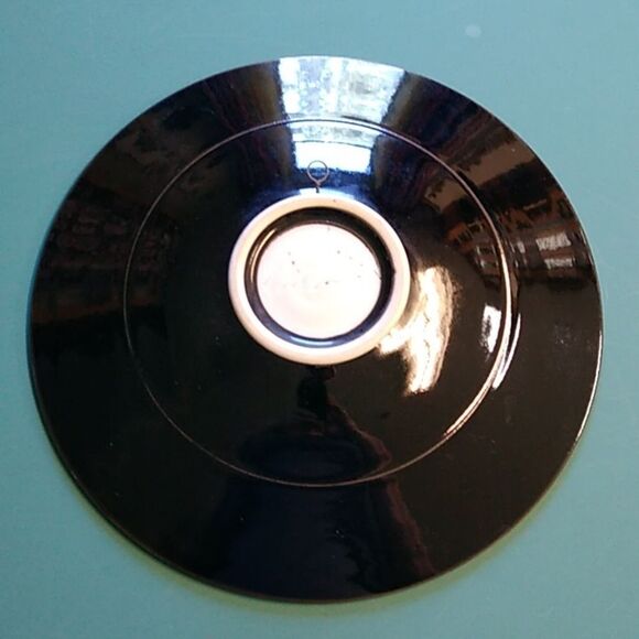 Purple and Black Decorative Bowl Signed Artist Steve Mahler Studio Art - Picture 5 of 8